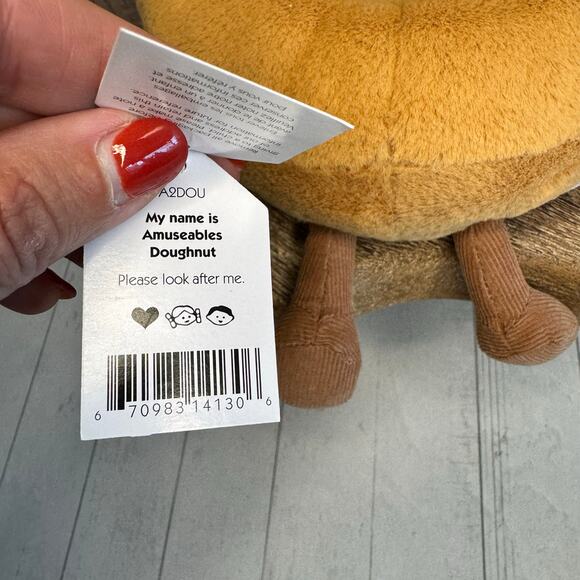 Jellycat Amuseables Doughnut Jellycat Donut FAST SHIP Jellycat Christmas NeW - Picture 8 of 8